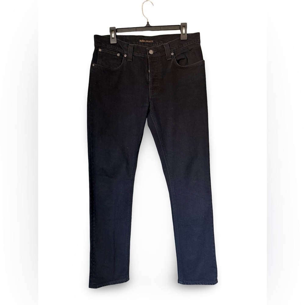Nudie Jeans Grim Tim “Black Ring” 34x32 Organic Cotton - excellent condition -